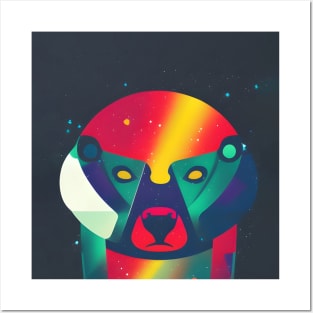 Space Cosmos Bear Posters and Art